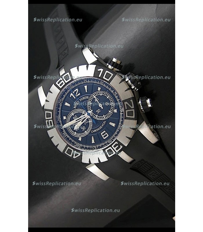 Roger Dubuis EasyDiver Swiss Watch in Black Dial - Ultimate Mirror Replica Watch