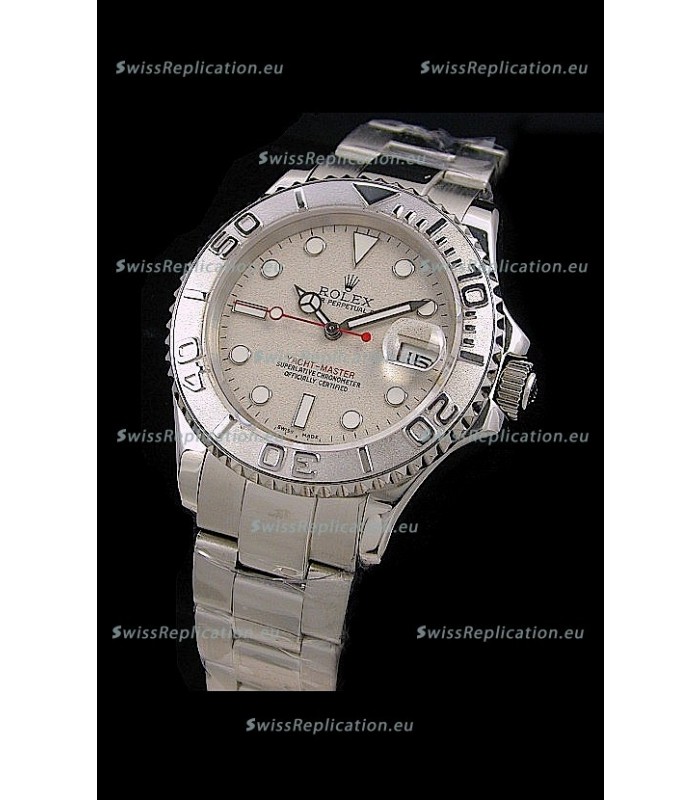 Rolex Yachtmaster Swiss Replica Watch Beige Dial