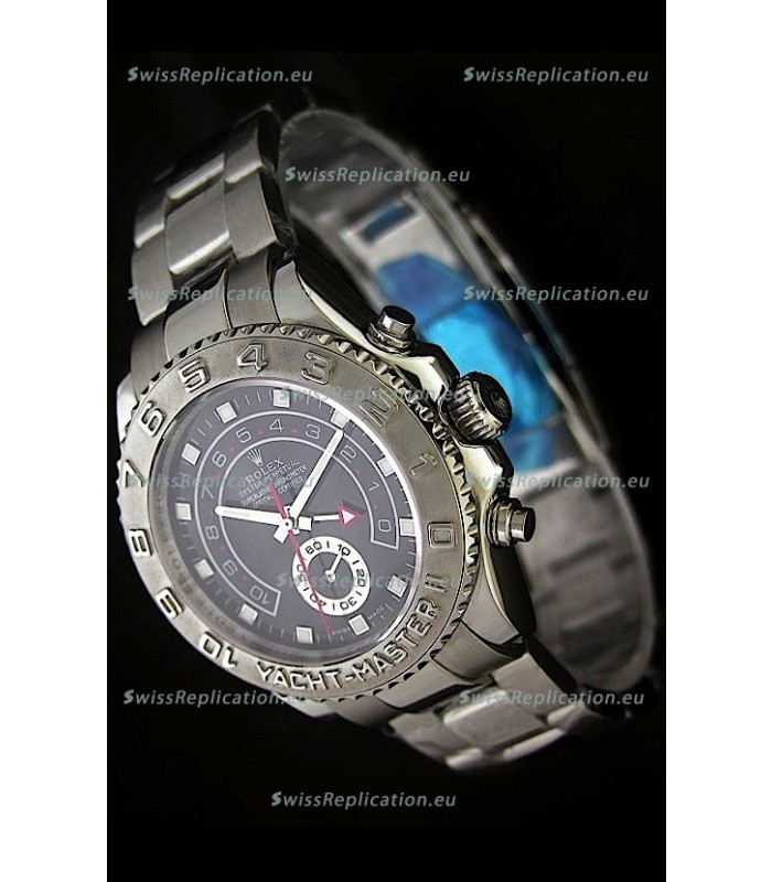 Rolex Yachtmaster II Japanese Replica Watch in Black Dial
