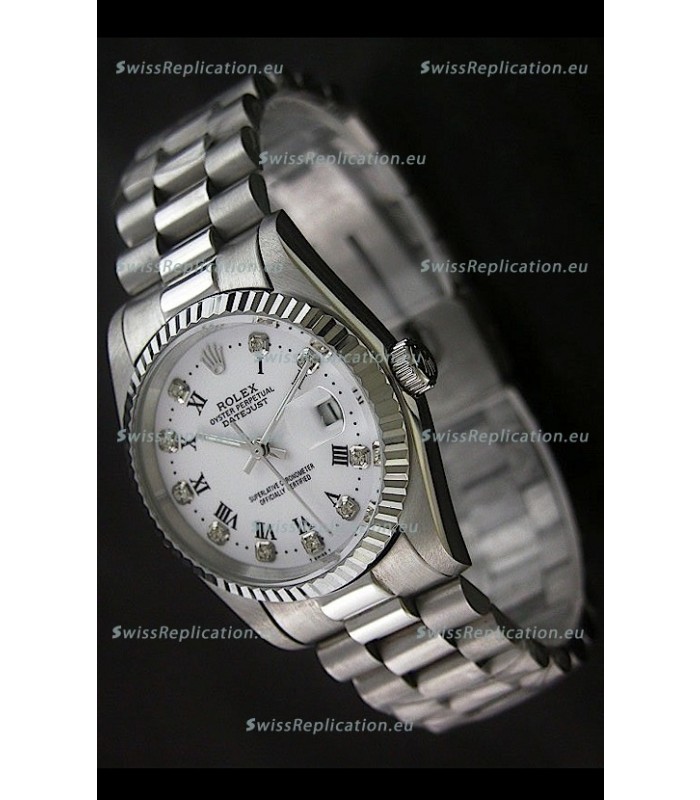 Rolex Datejust Oyster Perpetual Diamonds Japanese Watch