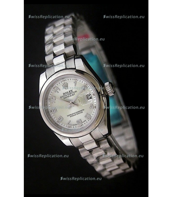 Rolex Datejust Oyster Perpetual Superlative ChronoMeter Japanese Steel Watch 