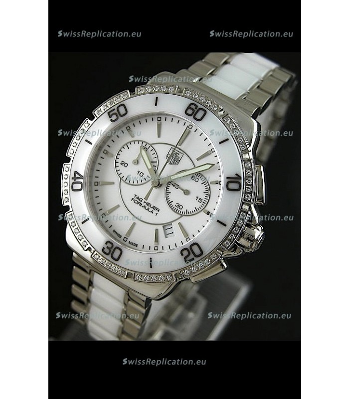 Tag Heuer Formula 1 Chronograph Swiss Replica Ceramic Ladies Watch
