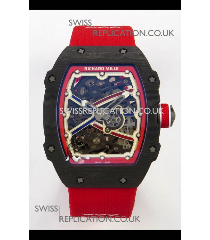 Richard Mille RM67-02 Black NTPT 37 Grams CRMA7 Clone Movement 