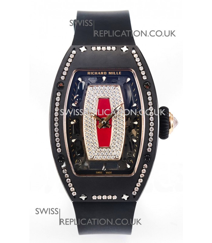 Richard Mille RM007 Black Ceramic Automatic Super Clone Watch 