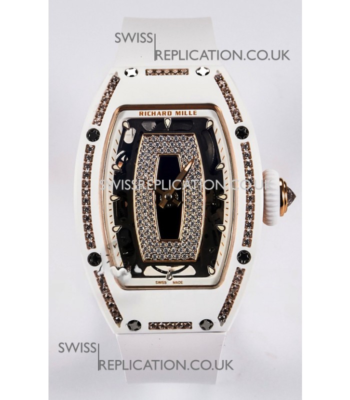 Richard Mille RM007 White Ceramic Automatic Super Clone Watch 