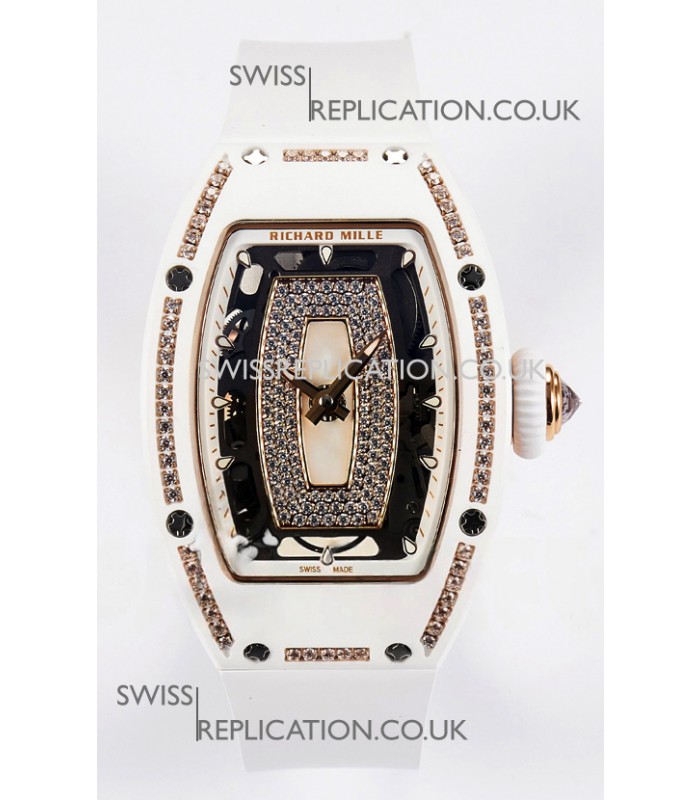 Richard Mille RM007 White Ceramic Automatic Super Clone Watch 