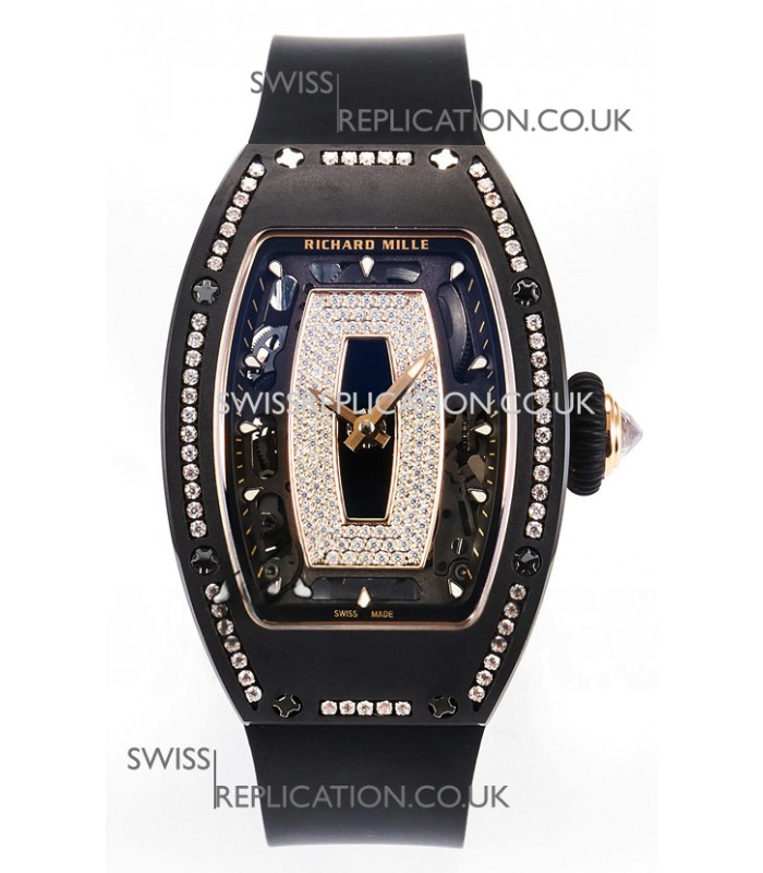 Richard Mille RM007 Black Ceramic Automatic Super Clone Watch 