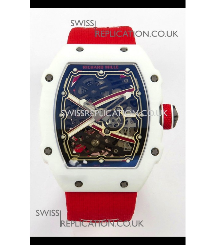 Richard Mille RM67-02 White NTPT 37 Grams CRMA7 Clone Movement 