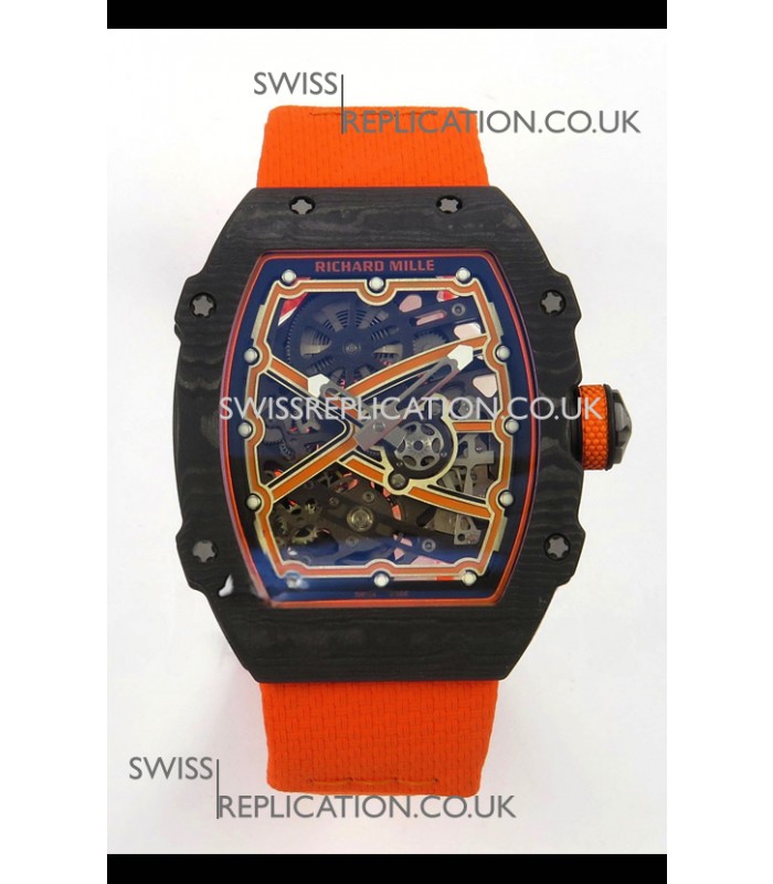 Richard Mille RM67-02 Black NTPT 37 Grams CRMA7 Clone Movement 