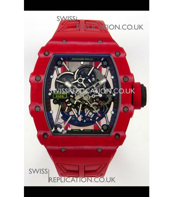 Richard Mille RM035-02 Red NTPT FREE SPRUNG MVMNT Super Clone Watch