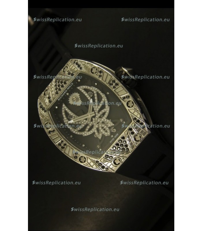 Richard Mille RM051 Tourbillon Swiss Watch in Leather Strap