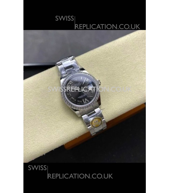Rolex Super Clone Datejust 31MM Grey Dial Oyster Super Clone Watch