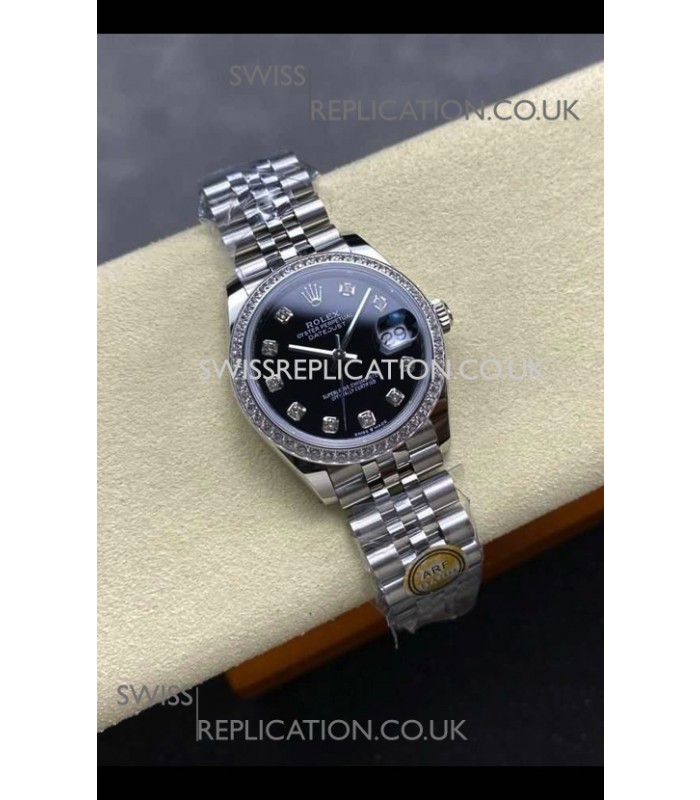 Rolex Super Clone Datejust 31MM Black Dial Jubilee Super Clone Watch 