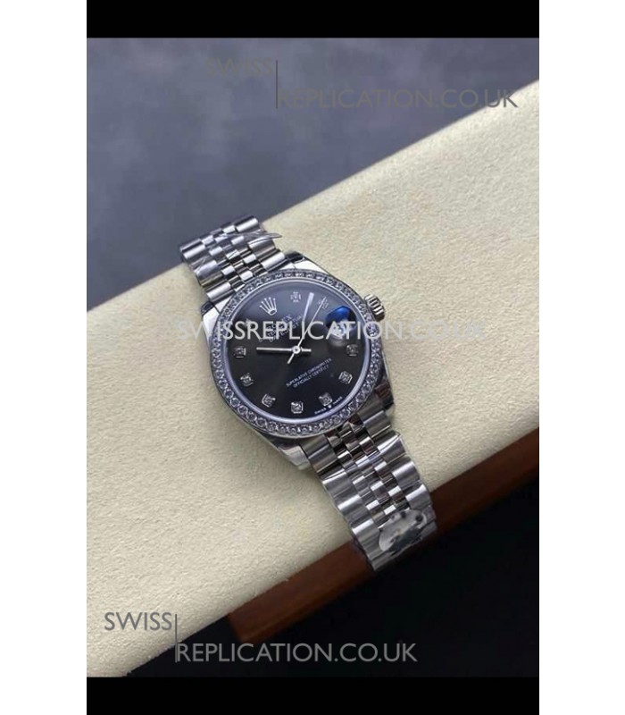 Rolex Super Clone Datejust 31MM Grey Dial Steel Case Super Clone Watch 