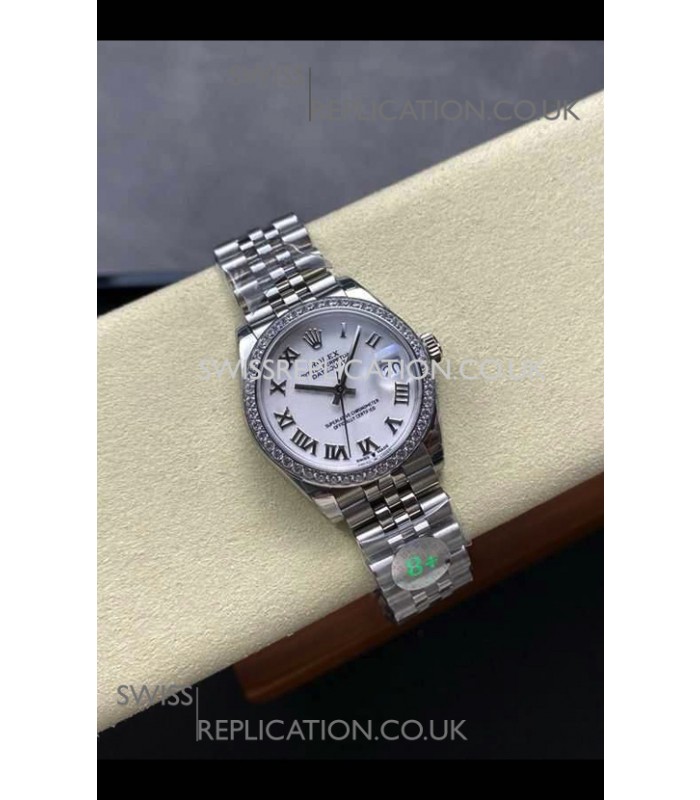 Rolex Super Clone Datejust 31MM White Dial Steel Case Super Clone Watch 