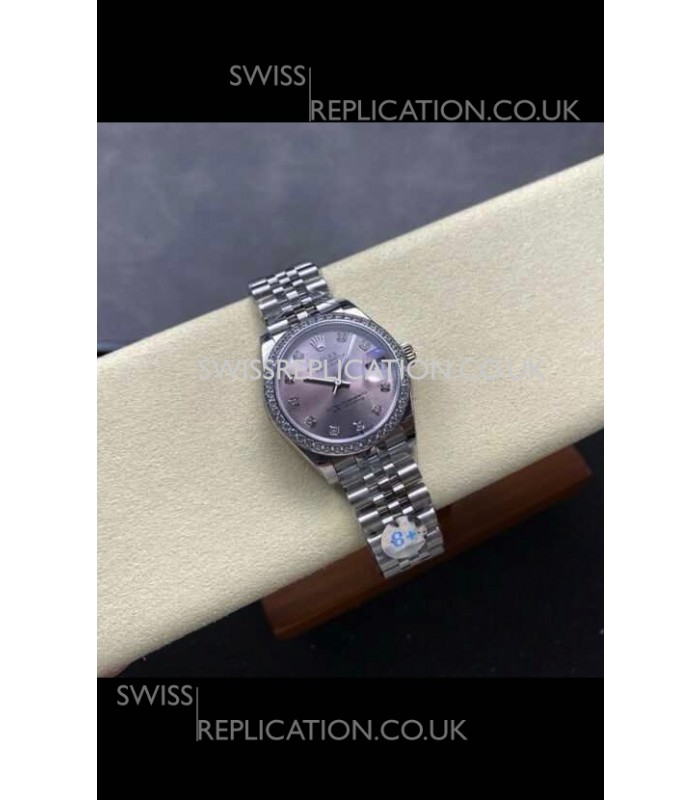 Rolex Super Clone Datejust 31MM Pink Dial Steel Case Super Clone Watch 