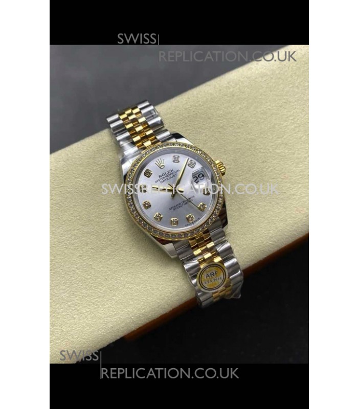 Rolex Super Clone Datejust 31MM Steel Dial Yellow Gold Super Clone Watch 