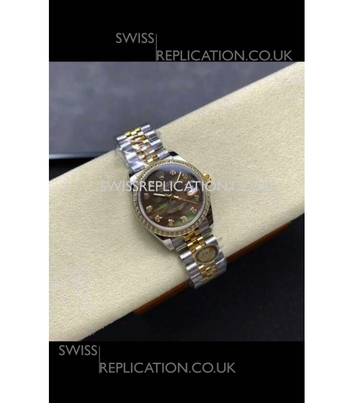 Rolex Super Clone Datejust 31MM Pearl Dial Yellow Gold Super Clone Watch 
