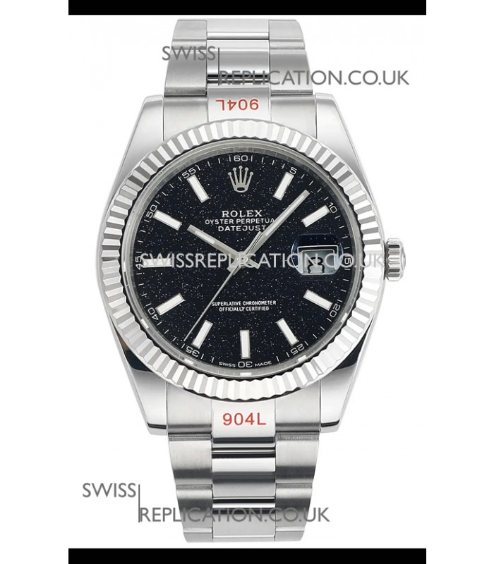 Rolex Datejust Cal.3235 Movement Starry Dial 41MM Super Clone Watch 