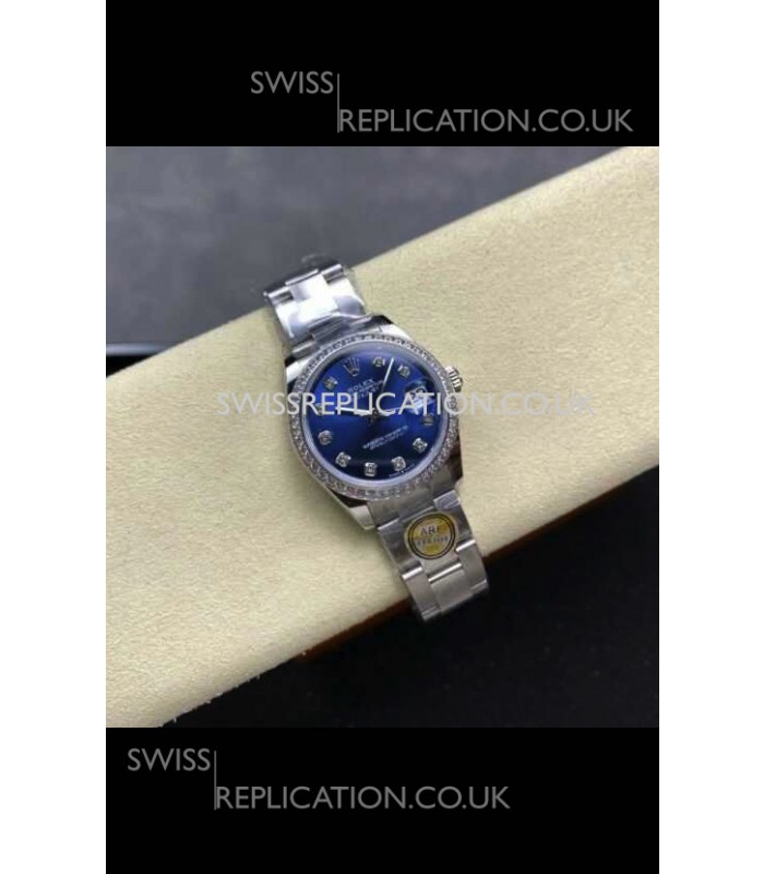 Rolex Super Clone Datejust 31MM Blue Dial Steel Case Super Clone Watch 