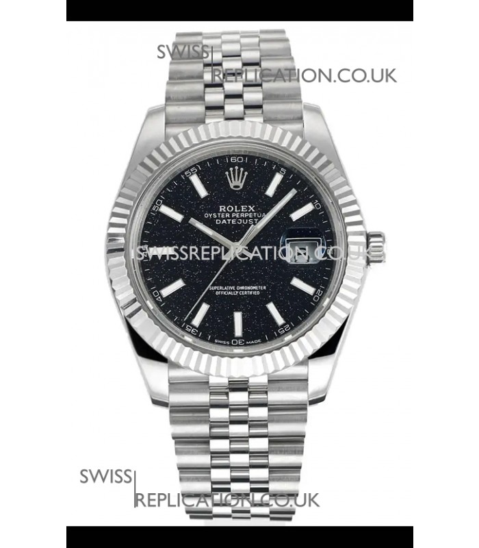 Rolex Datejust Cal.3235 Movement Starry Dial 41MM Super Clone Watch 