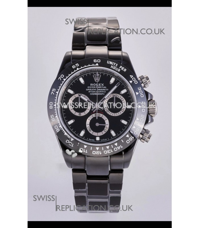 Rolex Daytona AET Black Ceramic 4130 Movment Super Clone Watch 