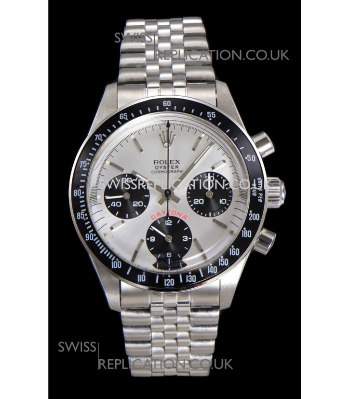 Rolex Daytona Paul Newman 37MM Steel Dial Manual Wind Super Clone Watch 