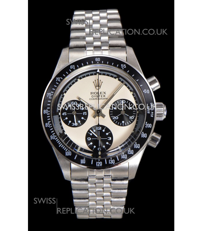 Rolex Daytona Paul Newman 37MM Cream Dial Manual Wind Super Clone Watch 