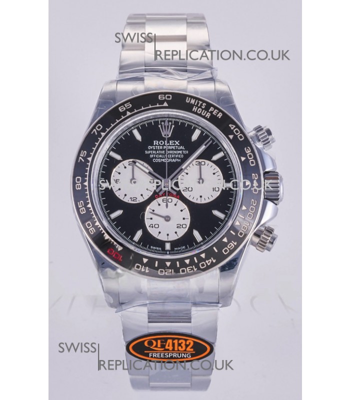 Rolex Daytona 126525 Le Mans White Gold FREE SPRUNG MVMT Super Clone Watch 