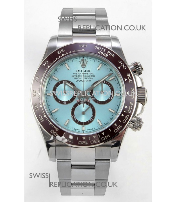 Rolex Daytona 126506 Ice Blue Stick Markers FREE SPRUNG MVMT Super Clone Watch 