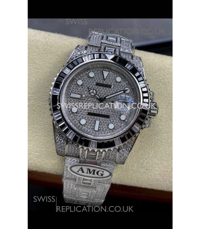 Rolex Submariner 116610 Iced Out Edition 1 Swiss Replica Watch 