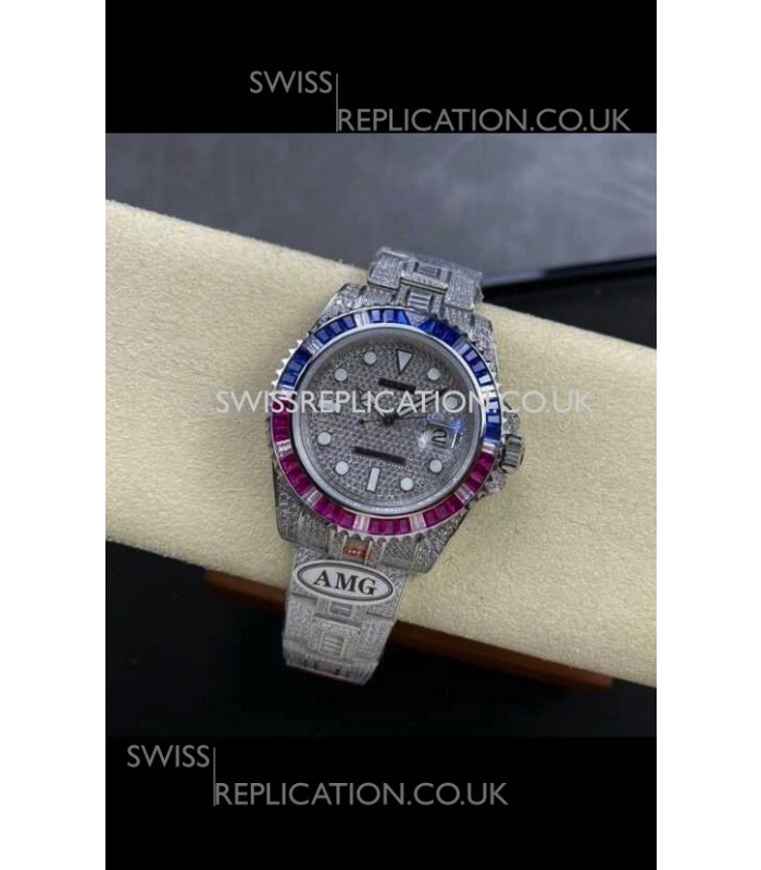 Rolex Submariner 116610 Iced Out Edition 2 Swiss Replica Watch 