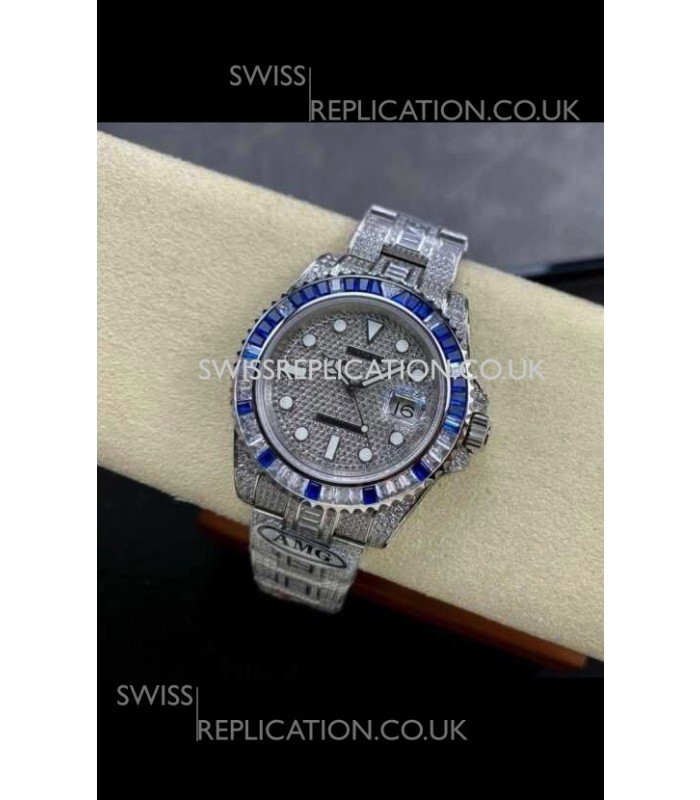 Rolex Submariner 116610 Iced Out Edition 4 Swiss Replica Watch 