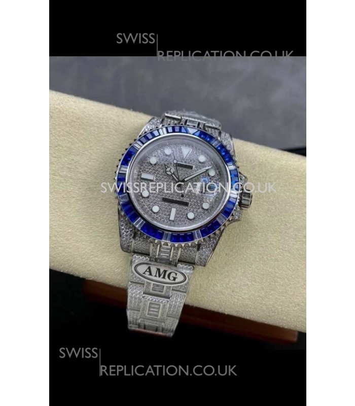 Rolex Submariner 116610 Iced Out Edition 13 Swiss Replica Watch 