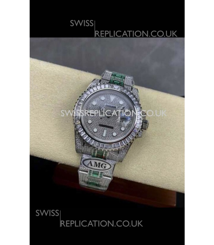 Rolex Submariner 116610 Iced Out Edition 14 Swiss Replica Watch 
