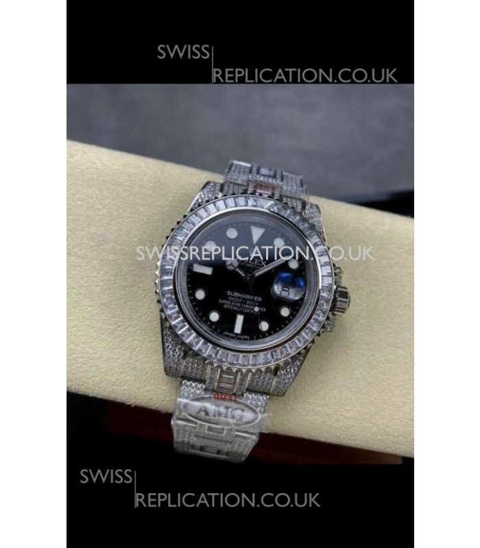 Rolex Submariner 116610 Iced Out Edition 17 Swiss Replica Watch 