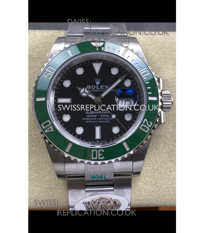 Rolex Submariner 126610LV Kermit FREE SPRUNG MVMNT Super Clone Watch 