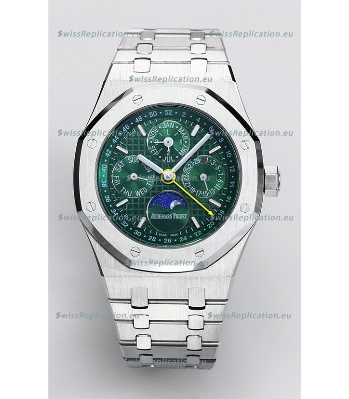 Audemars Piguet Royal Oak Perpetual Calendar Swiss Replica 904L Steel - Green Dial 