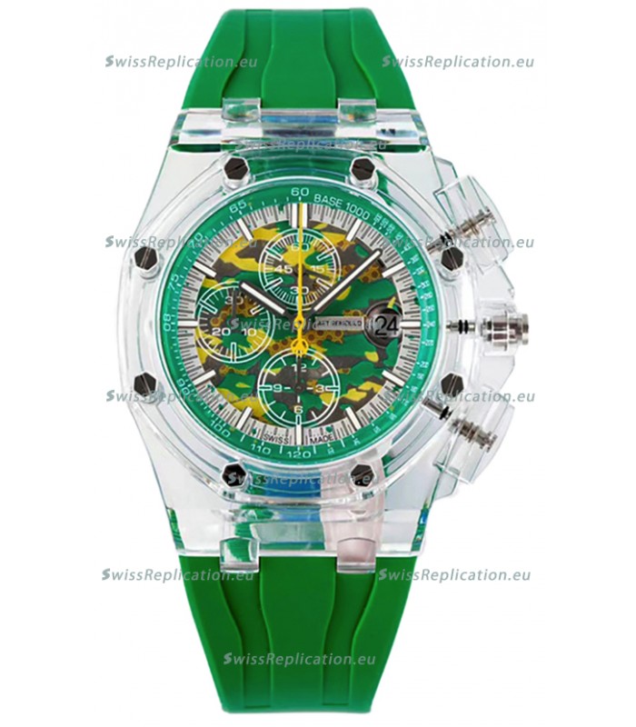 Audemars Piguet Royal Oak Offshore AET Remould CHAMELEON Sapphires Casing Swiss Replica Watch 