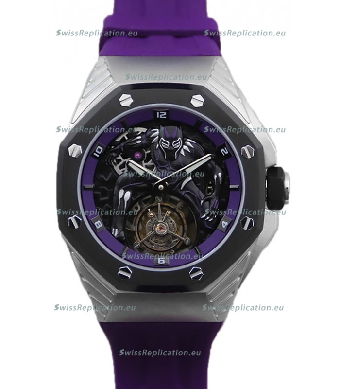 Audemars Piguer Royal Oak Flying Tourbillon Titanium "Black Panther" 1:1 Swiss Replica Watch 