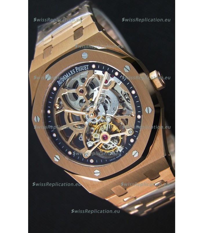 Audemars Piguet Royal Oak Tourbillon Extra-Thin Openworked Rose Gold Watch