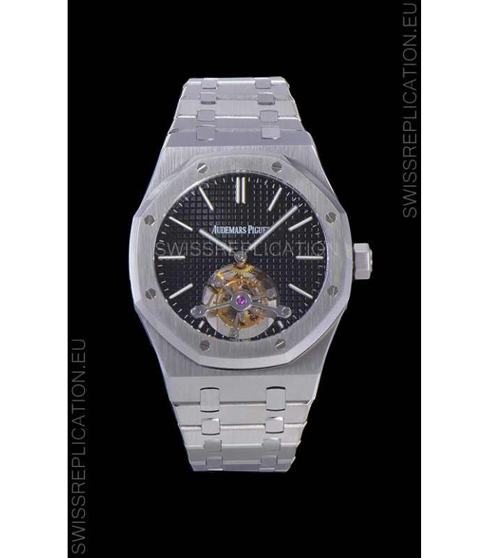 Audemars Piguet Royal Oak Tourbillon 41mm Black Dial in 904L Steel Case