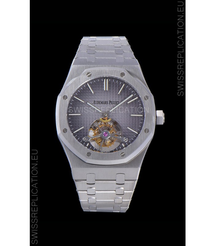 Audemars Piguet Royal Oak Tourbillon 41mm Grey Dial in 904L Steel Case