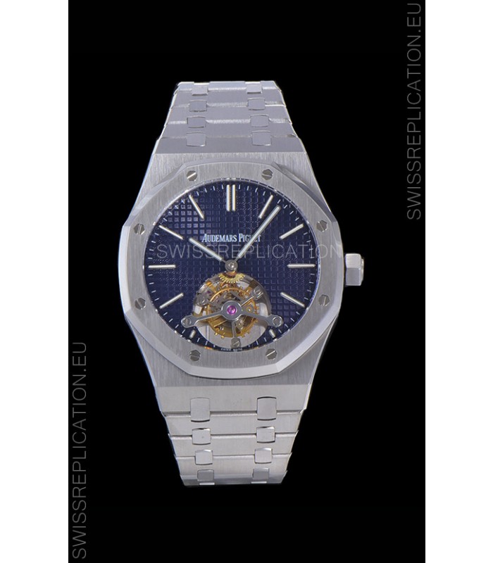 Audemars Piguet Royal Oak Tourbillon 41mm Blue Dial in 904L Steel Case