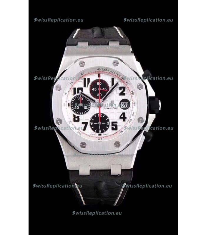 Audemars Piguet Royal Oak Offshore Chronograph Panda - 1:1 Mirror Ultimate Edition - Updated Version with 3126 Movement