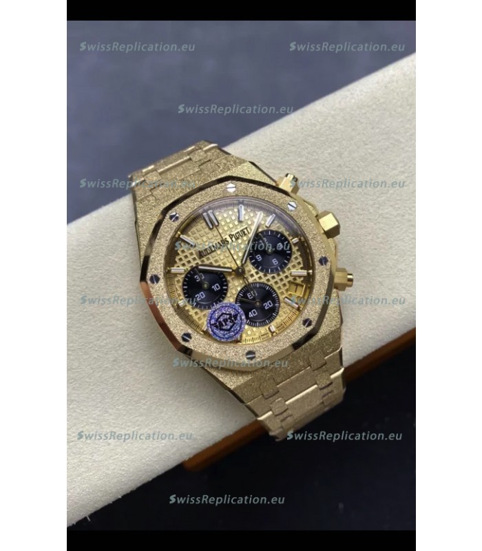 Audemars Piguet Royal Oak 26240 Frosted Yellow Gold 1:1 Mirror Swiss Replica