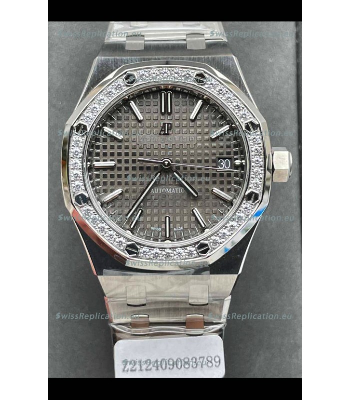Audemars Piguet Royal Oak 37MM Grey Dial Watch in 3120 Movement - 1:1 Mirror Replica