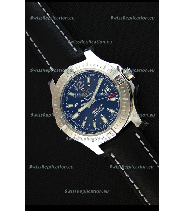 Breitling Chronometre COLT 41 Blue Dial Swiss Automatic Replica Watch 