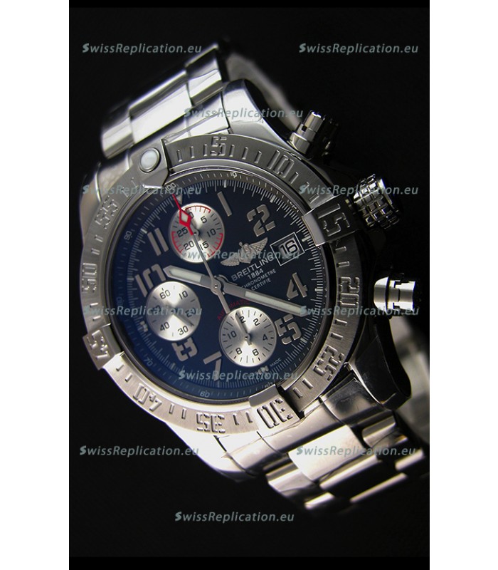 Breitling Skyland Avenger Chronograph Swiss Replica Watch Dark Grey Dial 1:1 Mirror Replica