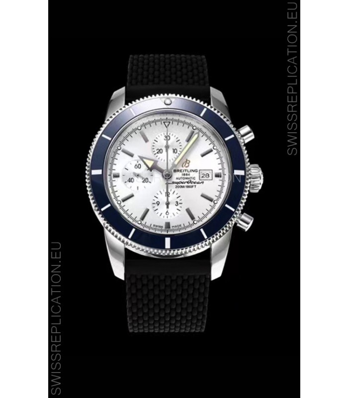 Breitling SuperOcean Heritage II 44MM White Dial Swiss Replica Watch 